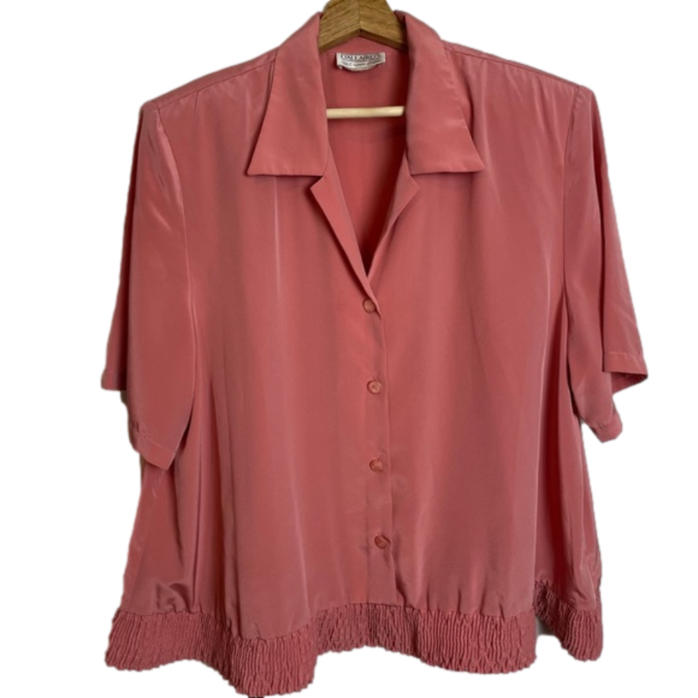Button Down Blush Blouse